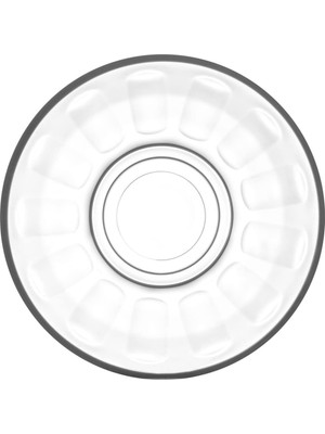 Shop A Way Lav, Klasik 6'lı Çay Tabağı, Klasik, 20020-OPTF, Şeffaf