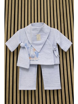 NerKids Erkek Çocuk Zıbın 4'lü Set