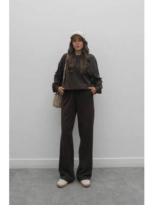 Havoş Kahverengi Selanik Örgü Takım