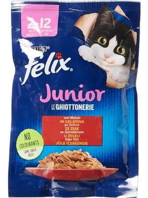 Shop A Way Yavru Sığır Etli Kedi Yaş Mama (26 x 85 Gr)