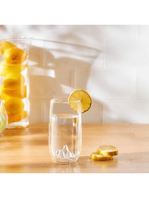 Shop A Way Globe Çift Cidarlı Volkan Uzun Bardak, 380 Milliliters