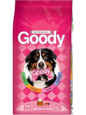 Shop A Way Goody Kuzulu ve Pirinçli Köpek Maması 15 kg