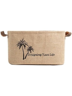 Shop A Way Jüt Dolap Içi Çamaşır Çocuk Odası Oyuncak Düzenleyici Katlanır Saklama Sepeti Organizer 40X30X24