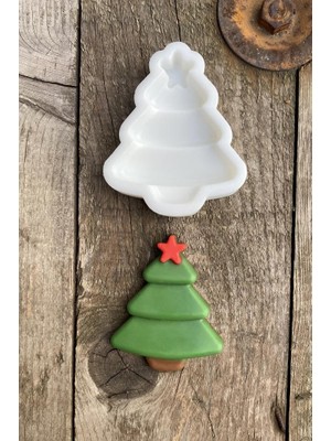 Shop A Way Yılbaşı Çam Ağacı Mum Kalıbı (Silikon)