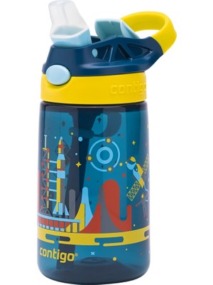 Shop A Way Gizmo Flip Uzay Tritan Çocuk Suluğu 420 ml Mavi