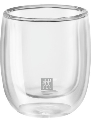 Shop A Way Zwilling Çift Camlı 2'li Espresso Bardak Seti, Şeffaf, 80 ml