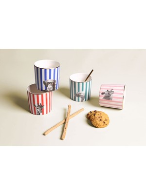 Shop A Way Wild Life 4'lü Bardak Takımı 230 Cc, Çok Renkli