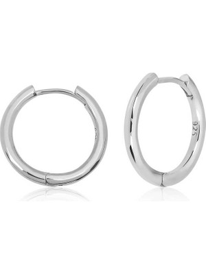 Erseyy 925 Ayar Gümüş Halka Kadın Küpe