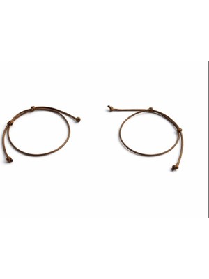 Chellomood Deri Ip Çift Bilekliği