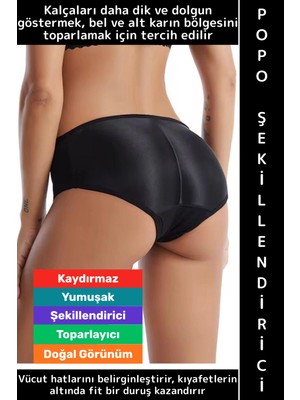 Wintoup Iz Iç Göstermez Bel Alt Karın Toparlayıcı Konforlu Esnek Kadın Kalça Popo Şekillendirici Külot Korse