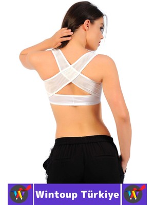 Wintoup Iz Iç Göstermez Şekillendirici Esnek Konforlu Estetik Şık Sırt Toparlayıcı Korse