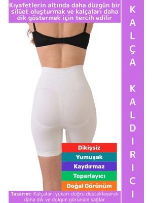 Wintoup Iz Iç Göstermez Popo Bel Göbek Toparlayıcı Yumuşak Konforlu Kadın Dikişsiz Kalça Kaldırıcı Korse