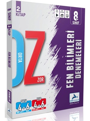 Paraf Yayınları Paraf 8. Sınıf Fen Bilimleri Orta Zor Branş Deneme