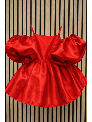 NerKids Kız Çocuk Balon Kol Abiye