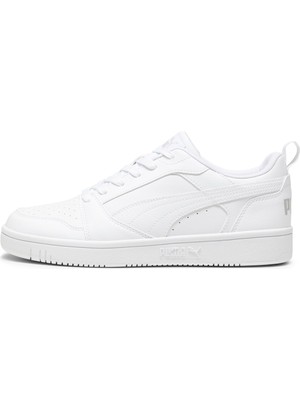 Puma Rebound V6 Low Tdp Beyaz Sneaker Kadın Düz Tabanlı Rahat Günlük Ayakkabı