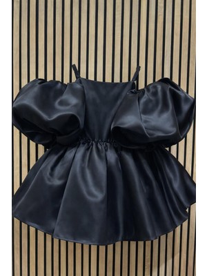 NerKids Kız Çocuk Balon Kol Abiye