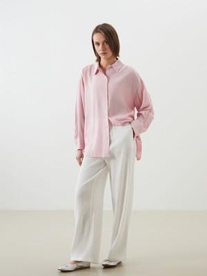 Lc Waikiki Yeni Sezon Beli Lastikli Dokulu Kadın Pantolon