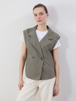 Lc Waikiki Yeni Sezon Ceket Yaka Oversize Kadın Yelek