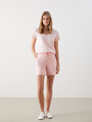 Lc Waikiki Yeni Sezon Beli Lastikli Kadın Şort