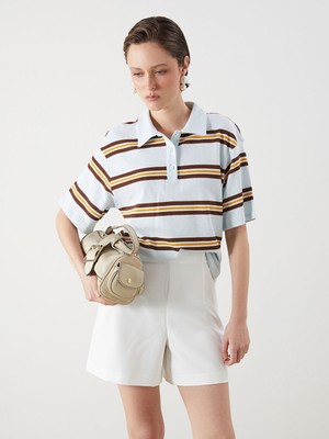 Lc Waikiki Yeni Sezon Beli Fermuarlı Kadın Pileli Şort