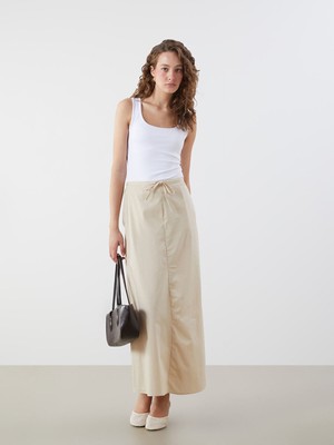 Lc Waikiki Yeni Sezon Beli Lastikli Uzun Etek