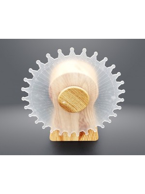 Dekoratif Işıklı Yel Değirmeni