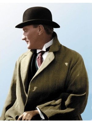 Siyah Renk Atatürk Şapkası