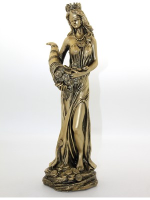 Polyester Bereket Tanrıçası Fortuna Figürü Model 1