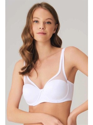 Aria's Closet Arias Closet Balenli Desteksiz Dolgusuz Toparlayıcı Yumuşak Süngerli Günlük Klasik Küçültücü Sütyen