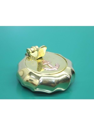 Erseyy Pirinç Çapalı Kapaklı Küllük