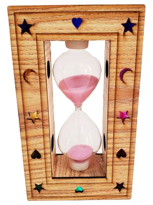 Erseyy Ahşap Işıklı Kum Saati