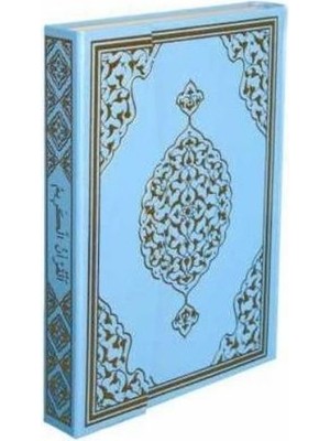 Merve Yayınları Kuranı Kerim Rahle Boy Bilgisayar Hatlı Mavi