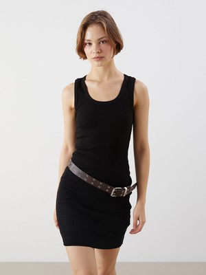 Lc Waikiki Yeni Sezon U Yaka Bodycon Elbise