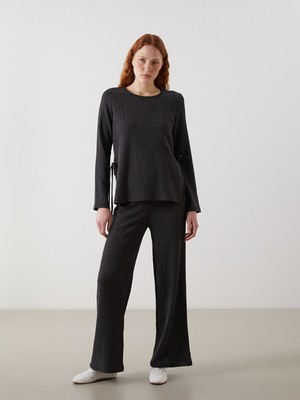 Lc Waikiki Yeni Sezon Beli Lastikli Dokulu Kadın Pantolon