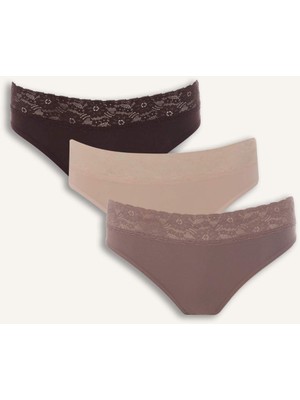 DeFacto Dantel Detaylı 3'lü Külot G8532AX26SP