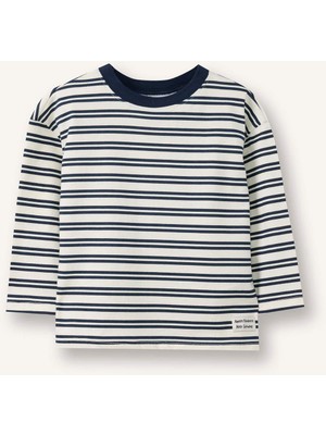 DeFacto Oversize Çizgili Tişört Erkek Bebek G7476A526SP