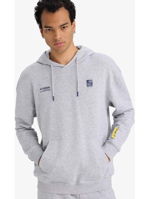 DeFacto Boxy Fit Kapüşonlu Sweatshirt F8656AX26SP