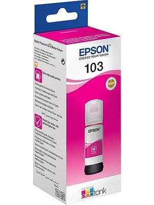 SHC4200 Epson T00S34A 103 Magenta Kırmızı Şişe Mürekkep