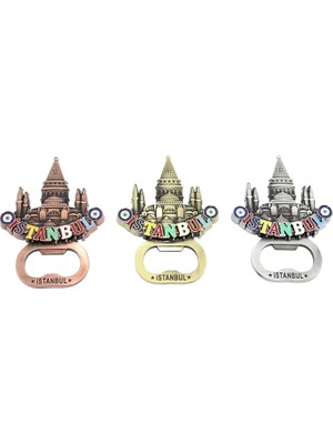 Alsepeteavm Istanbul Temalı Metal Magnet ve Açacak SPR3330