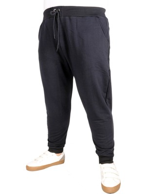 ModeXL Mode Xl Büyük Beden Eşofman Altı Dar Paça 20507 Lacivert