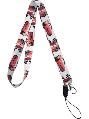 Akçamed Şimşek Mcqueen Desenli Boyun Askı Ipi (B130)