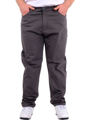 ModeXL Mode Xl Büyük Beden Erkek Gabardin 5cep Doga Classic 22920 Antrasit
