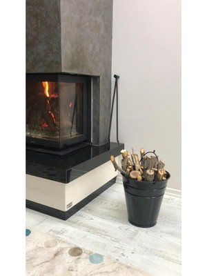 BAYÇAĞRI Şömine Kova Kuzine Kovası Soba Kovası Odun Kovası Kül Alma Kovası