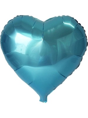 Nevamel Açık Mavi Kalp Folyo Balon 45 Cm.