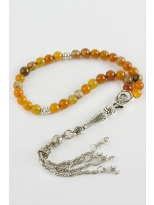 Marsilyan Akik Doğaltaş Tesbih 6 mm