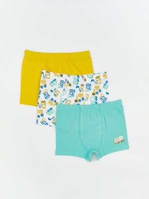 Lc Waikiki Yeni Sezon Baskılı Erkek Çocuk Boxer 3'lü