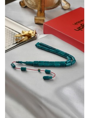 Dergah Tesbih Atölyesi Üstad Erkan Çubukcu Sistemli Tasarım Sıkma Kehribar Tesbih