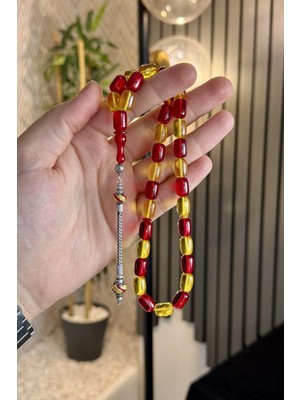 Dergah Tesbih Atölyesi Premium Taraftar Serisi Gs Gümüş Püskül Tesbih