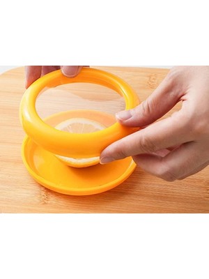 Limon Şeklinde Esnek Yiyecek Saklama Kutusu