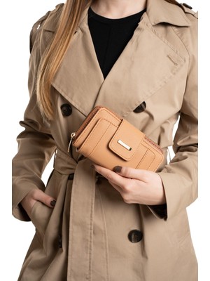 Newish Polo Kadın Deri Desenli Telefon Kağıt Para Bölmeli Kartlık ve Cüzdan - NEWPOLO389